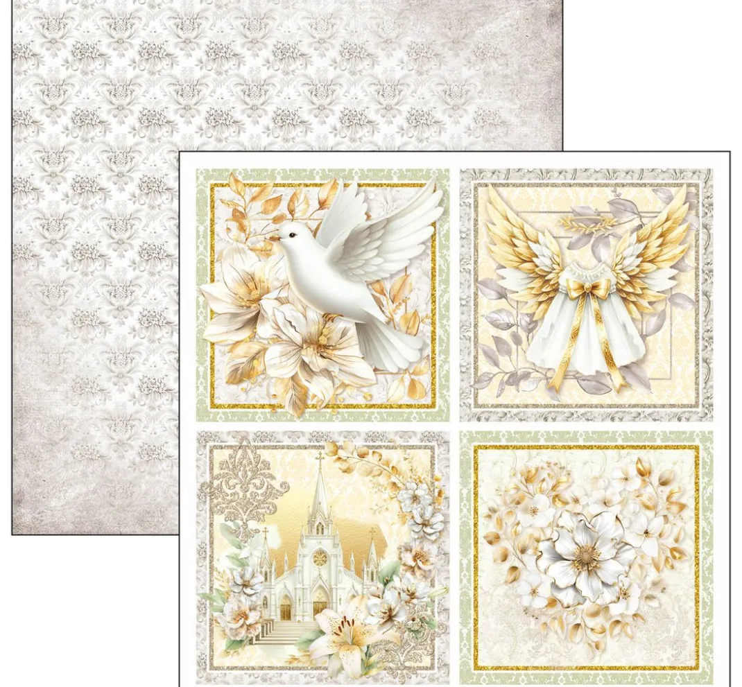 Ciao Bella Farb- & Motivblöcke|Scrapbooking>Scrapbook-Papier "Blessing Day"