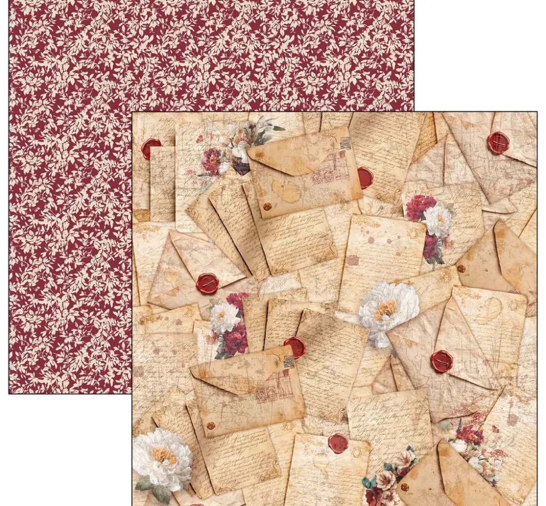 Ciao Bella Scrapbooking|Farb- & Motivblöcke>Scrapbook-Papier "Book Lovers"