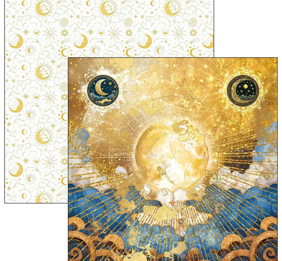 Ciao Bella Farb- & Motivblöcke|Scrapbooking>Scrapbook-Papier "Celestial"