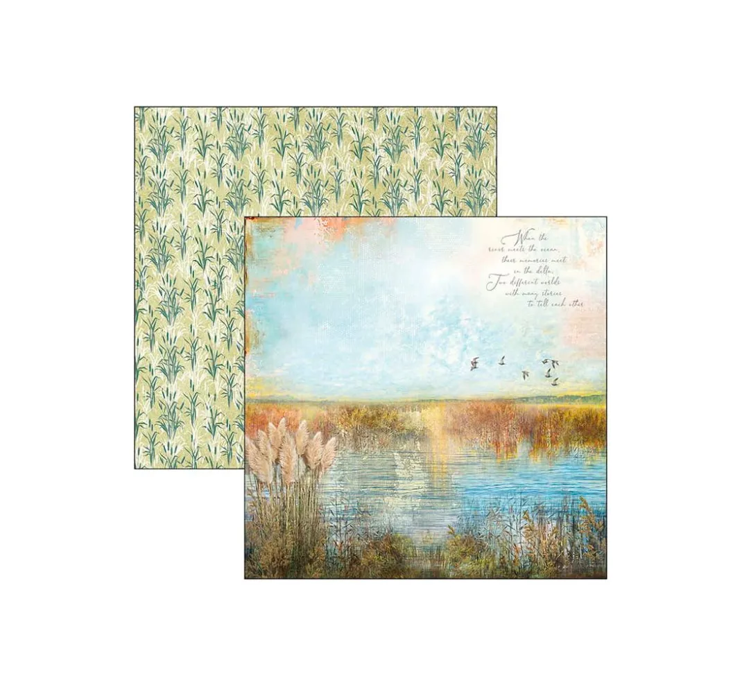 Ciao Bella Farb- & Motivblöcke|Scrapbooking>Scrapbook-Papier "delta"