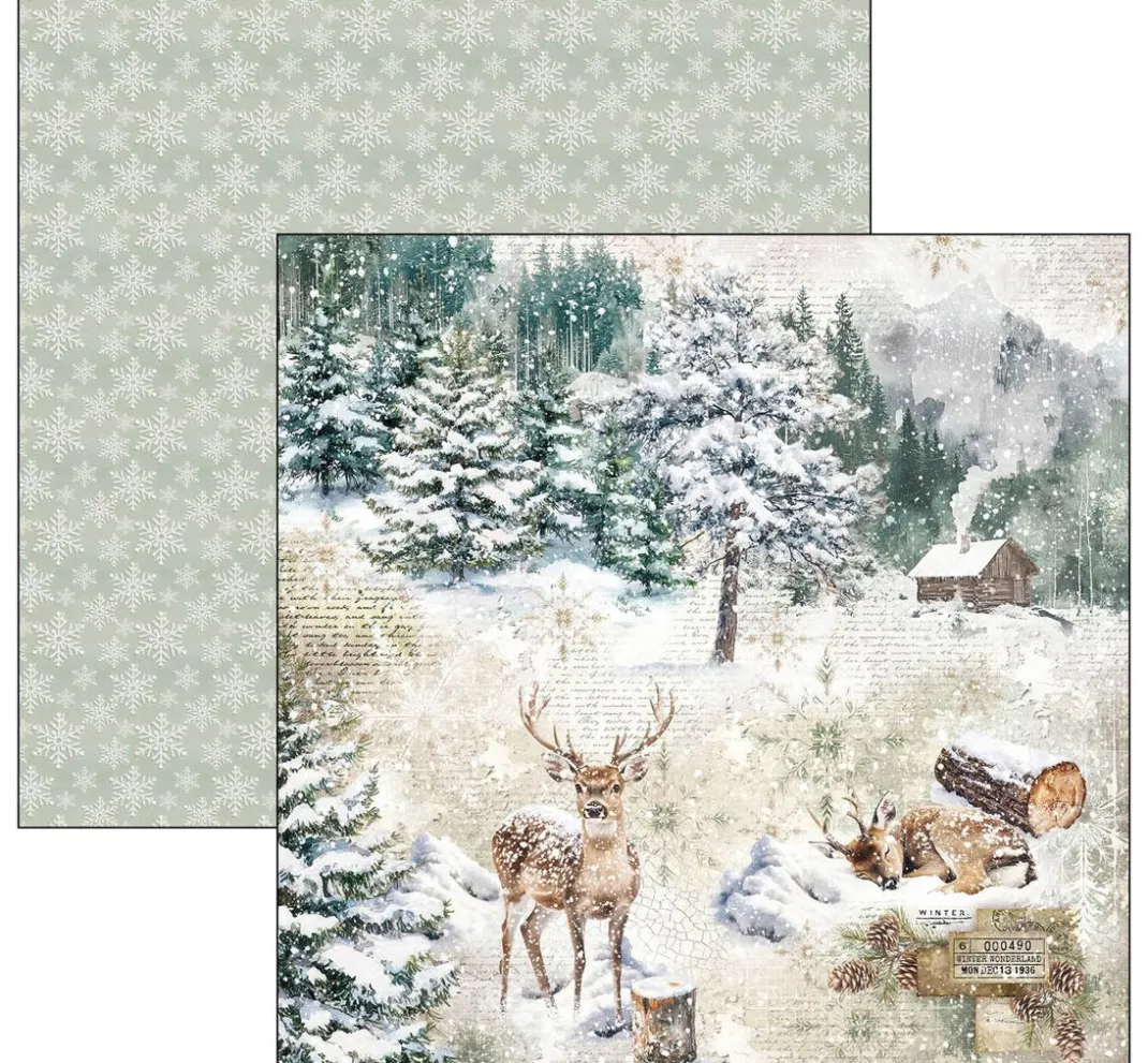 Ciao Bella Farb- & Motivblöcke|Scrapbooking>Scrapbook-Papier "Forest Tales"