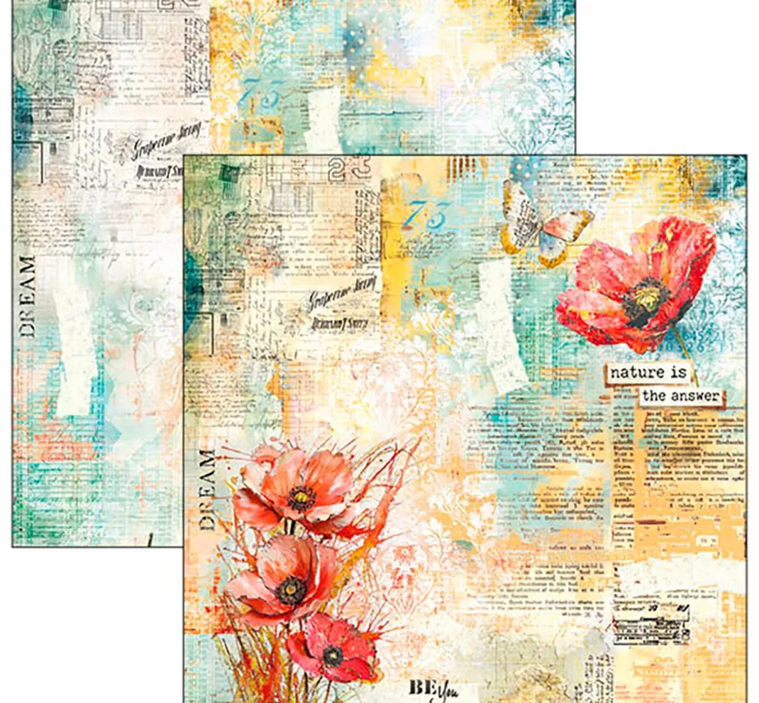 Ciao Bella Farb- & Motivblöcke|Scrapbooking>Scrapbook-Papier "Majestic Dream"