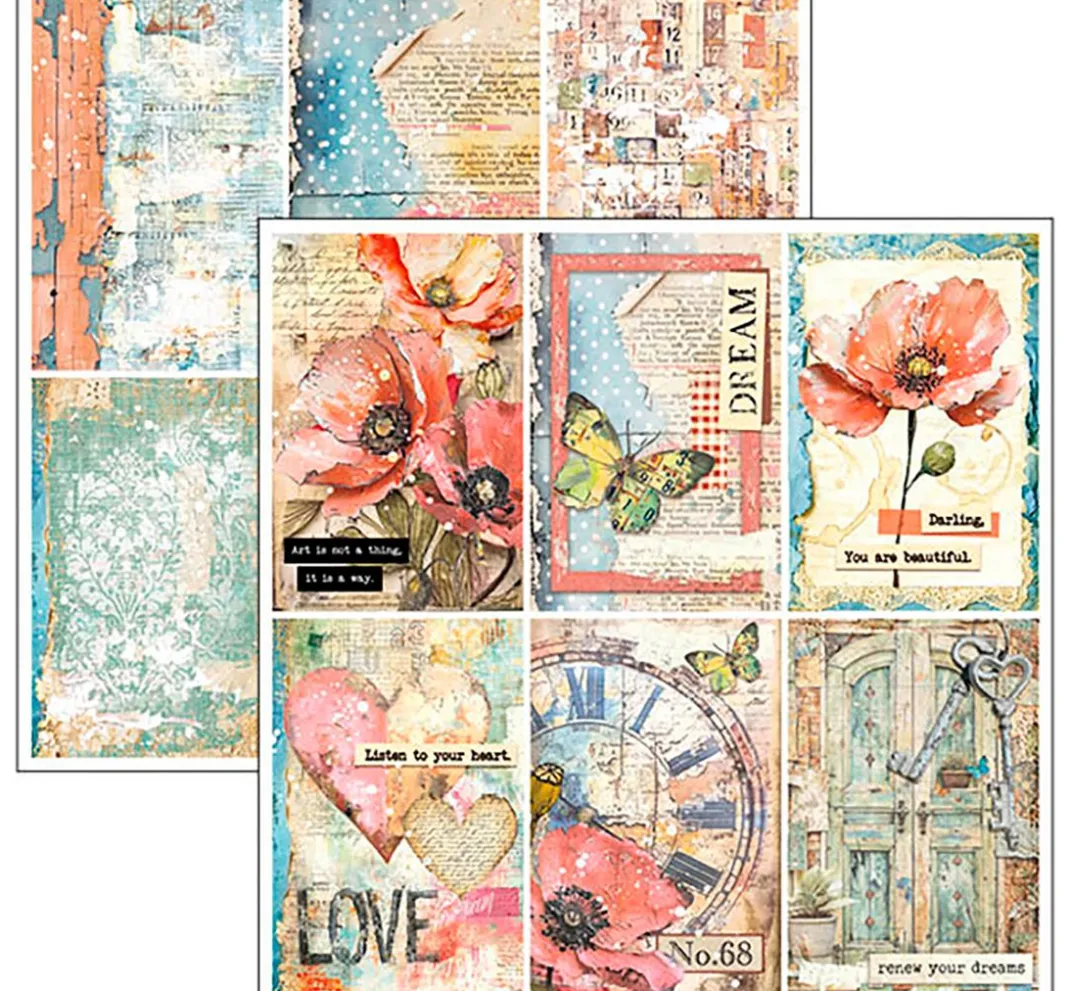 Ciao Bella Farb- & Motivblöcke|Scrapbooking>Scrapbook-Papier "Majestic Dream"