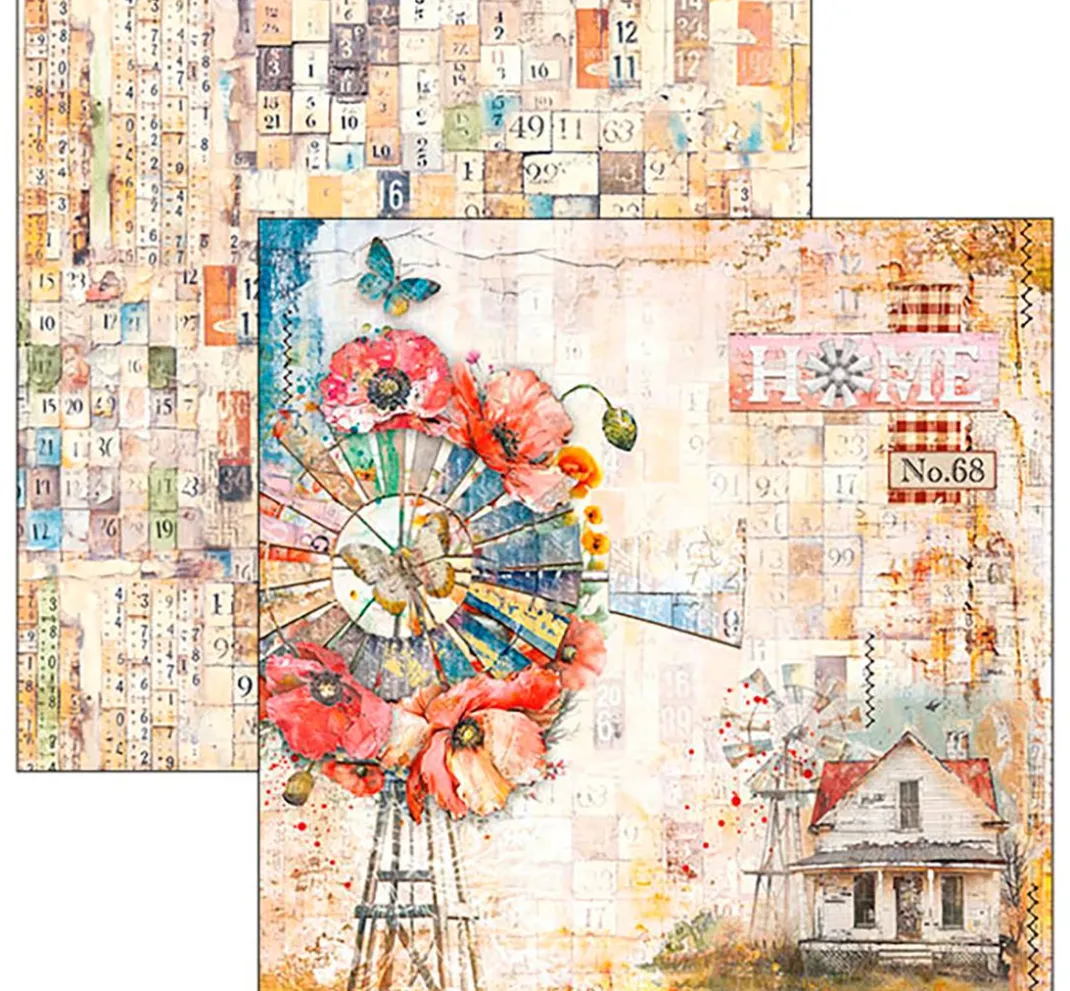 Ciao Bella Farb- & Motivblöcke|Scrapbooking>Scrapbook-Papier "Majestic Dream"