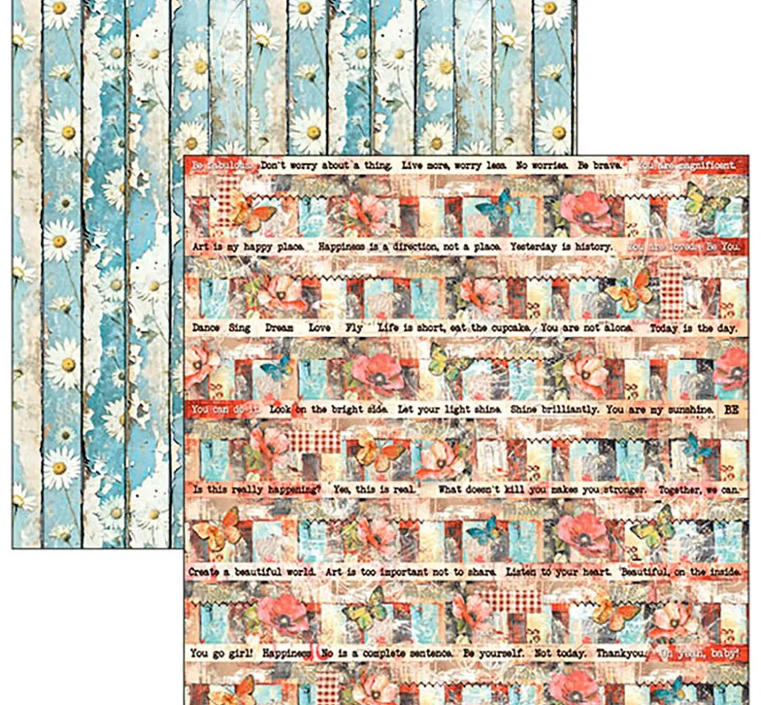 Ciao Bella Farb- & Motivblöcke|Scrapbooking>Scrapbook-Papier "Majestic Dream"