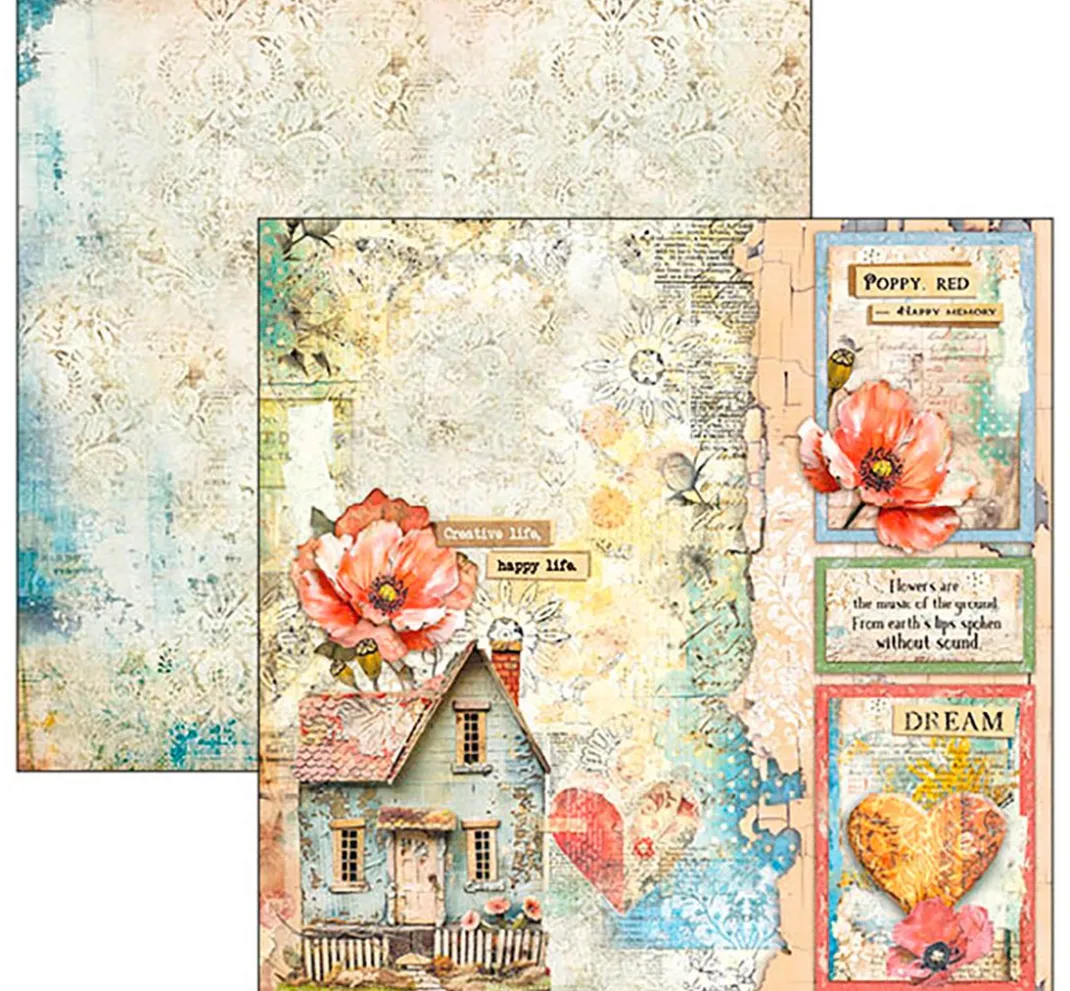 Ciao Bella Farb- & Motivblöcke|Scrapbooking>Scrapbook-Papier "Majestic Dream"