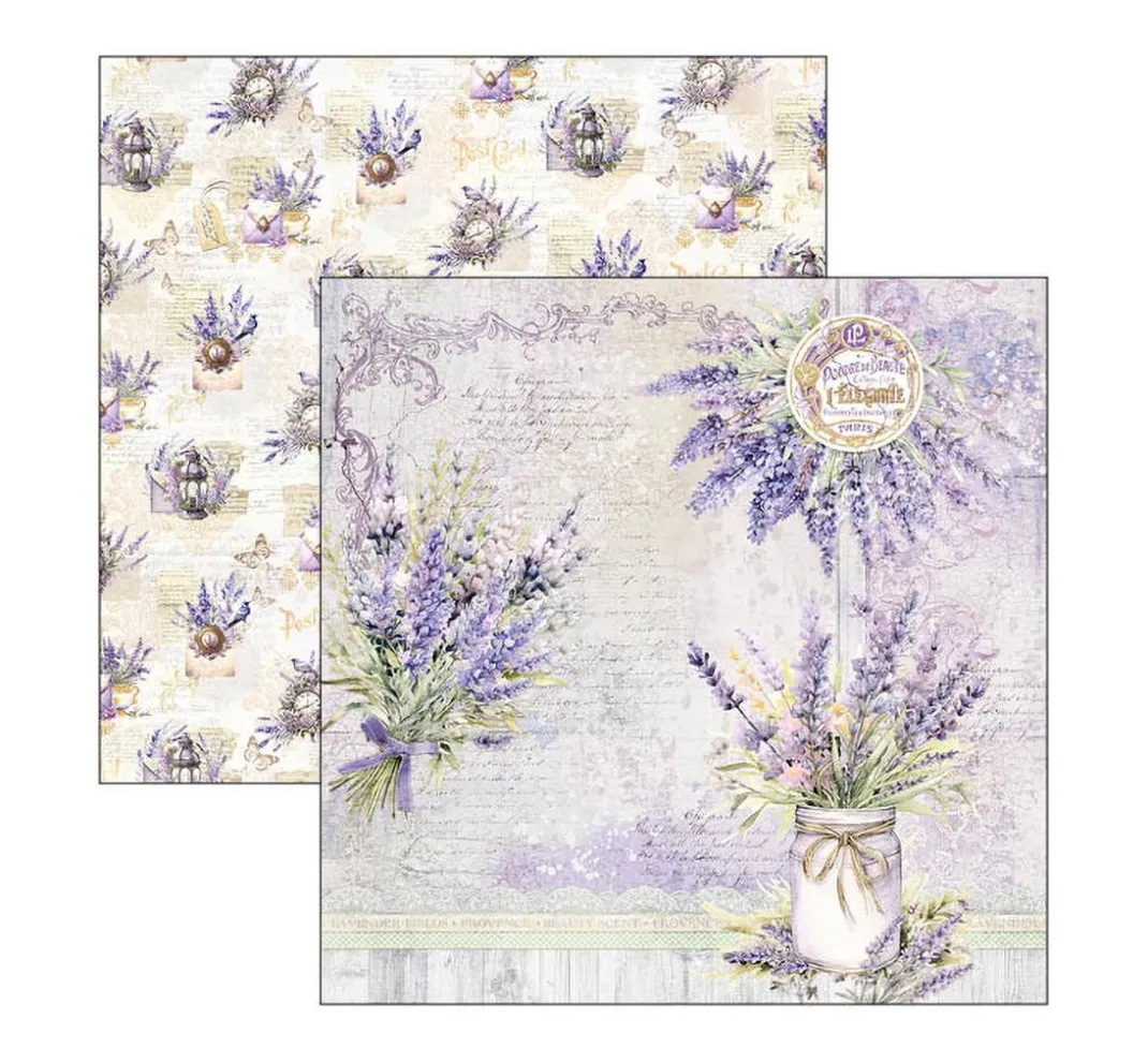 Ciao Bella Farb- & Motivblöcke|Scrapbooking>Scrapbook-Papier "Morning in Provence"