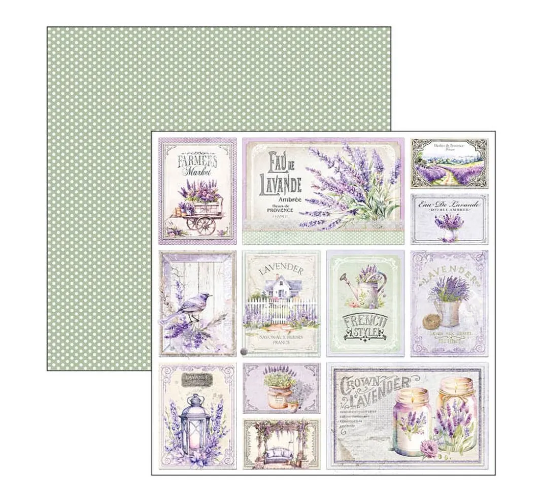 Ciao Bella Farb- & Motivblöcke|Scrapbooking>Scrapbook-Papier "Morning in Provence"