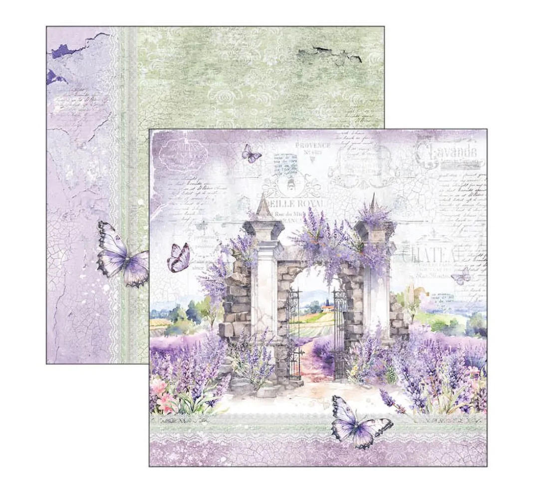 Ciao Bella Farb- & Motivblöcke|Scrapbooking>Scrapbook-Papier "Morning in Provence"