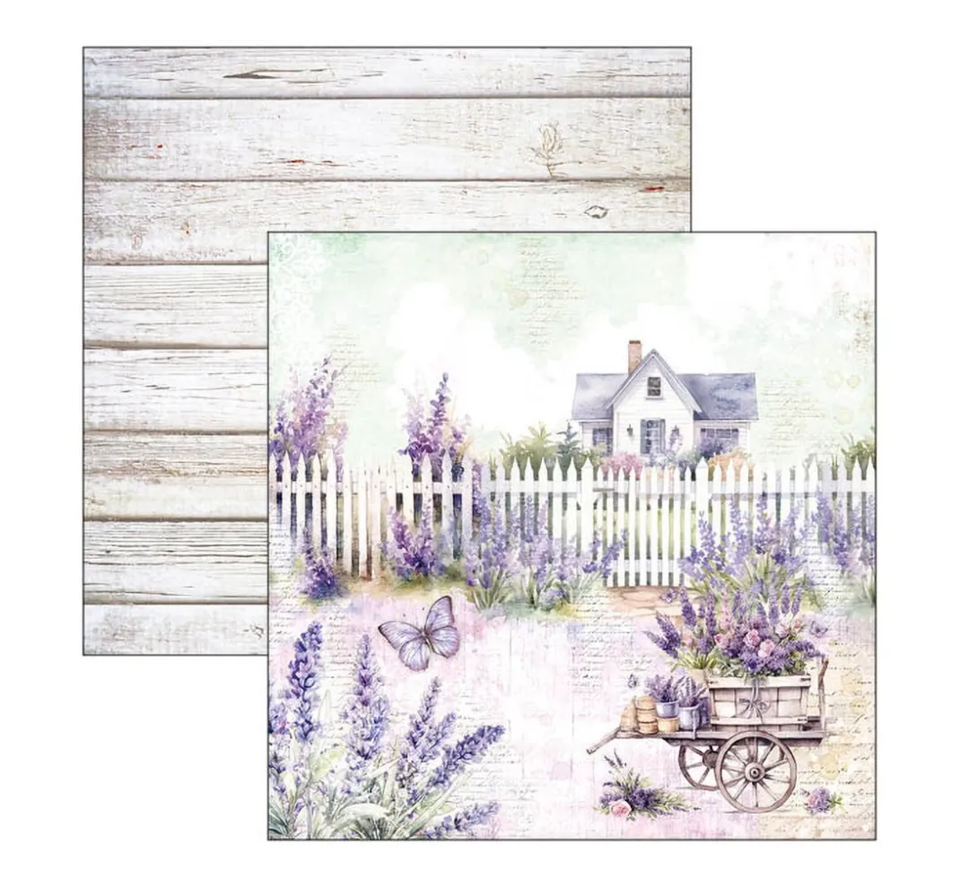 Ciao Bella Farb- & Motivblöcke|Scrapbooking>Scrapbook-Papier "Morning in Provence"