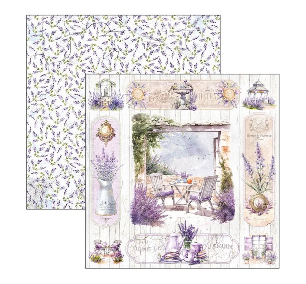 Ciao Bella Farb- & Motivblöcke|Scrapbooking>Scrapbook-Papier "Morning in Provence"