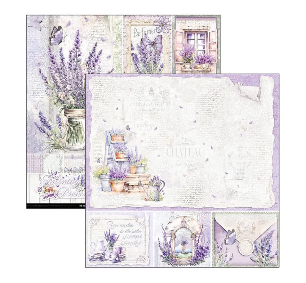 Ciao Bella Farb- & Motivblöcke|Scrapbooking>Scrapbook-Papier "Morning in Provence"