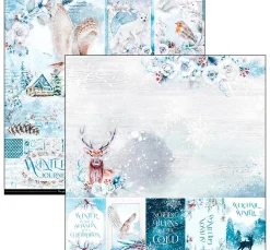 Kinder Ciao Bella Papier|Farb- & Motivblöcke>Scrapbook-Papier "Winter Journey"