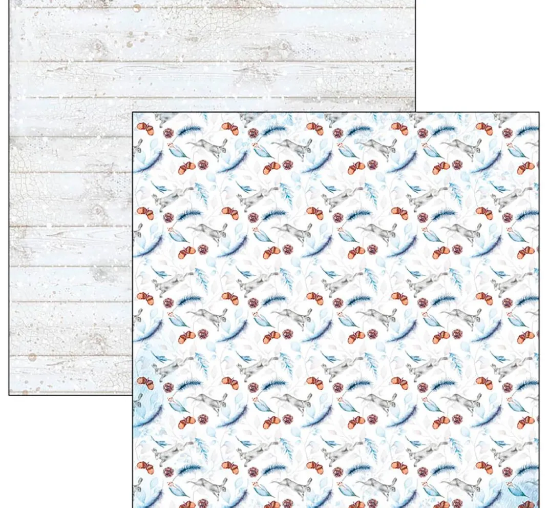 Kinder Ciao Bella Papier|Farb- & Motivblöcke>Scrapbook-Papier "Winter Journey"