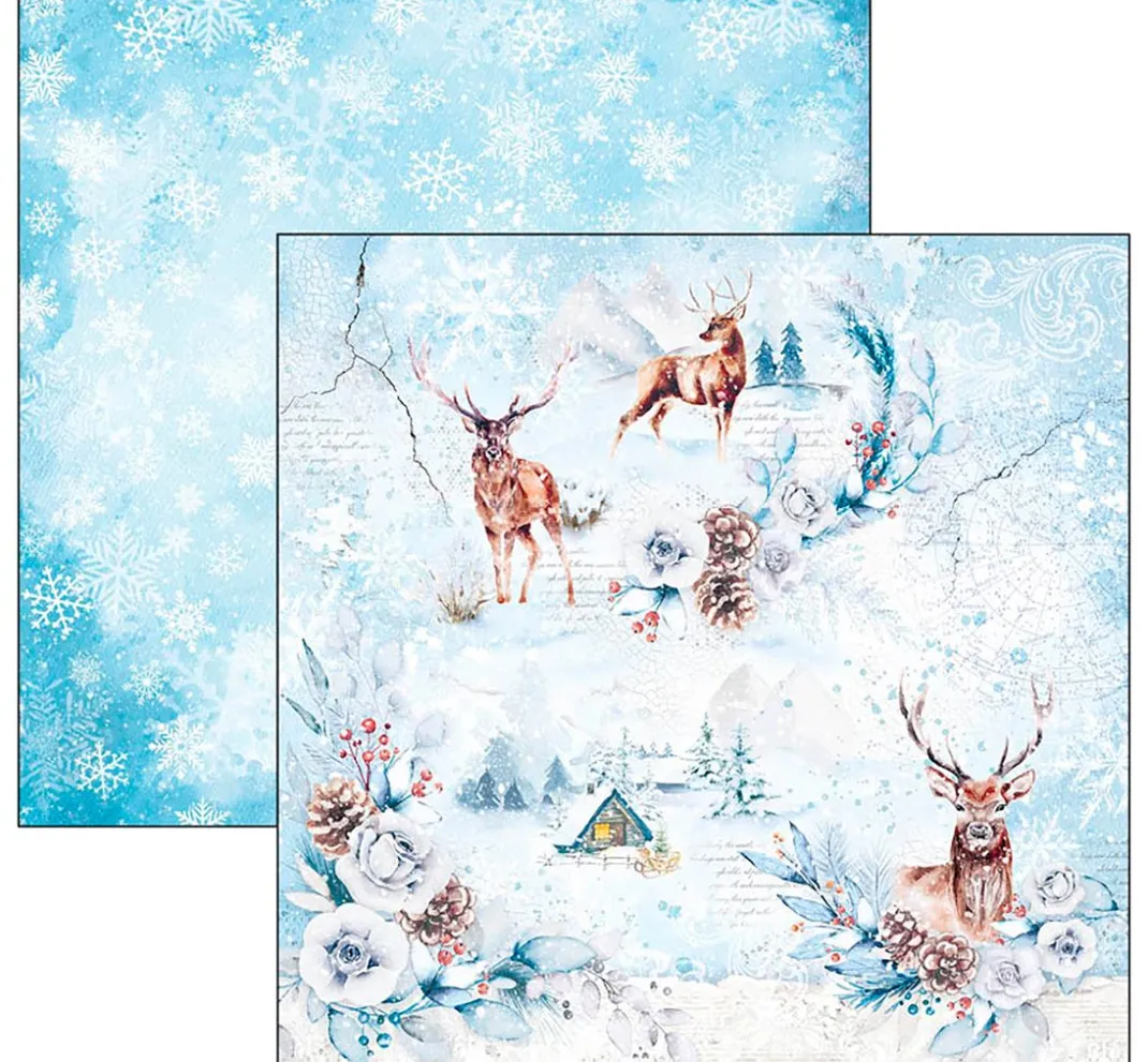 Kinder Ciao Bella Papier|Farb- & Motivblöcke>Scrapbook-Papier "Winter Journey"