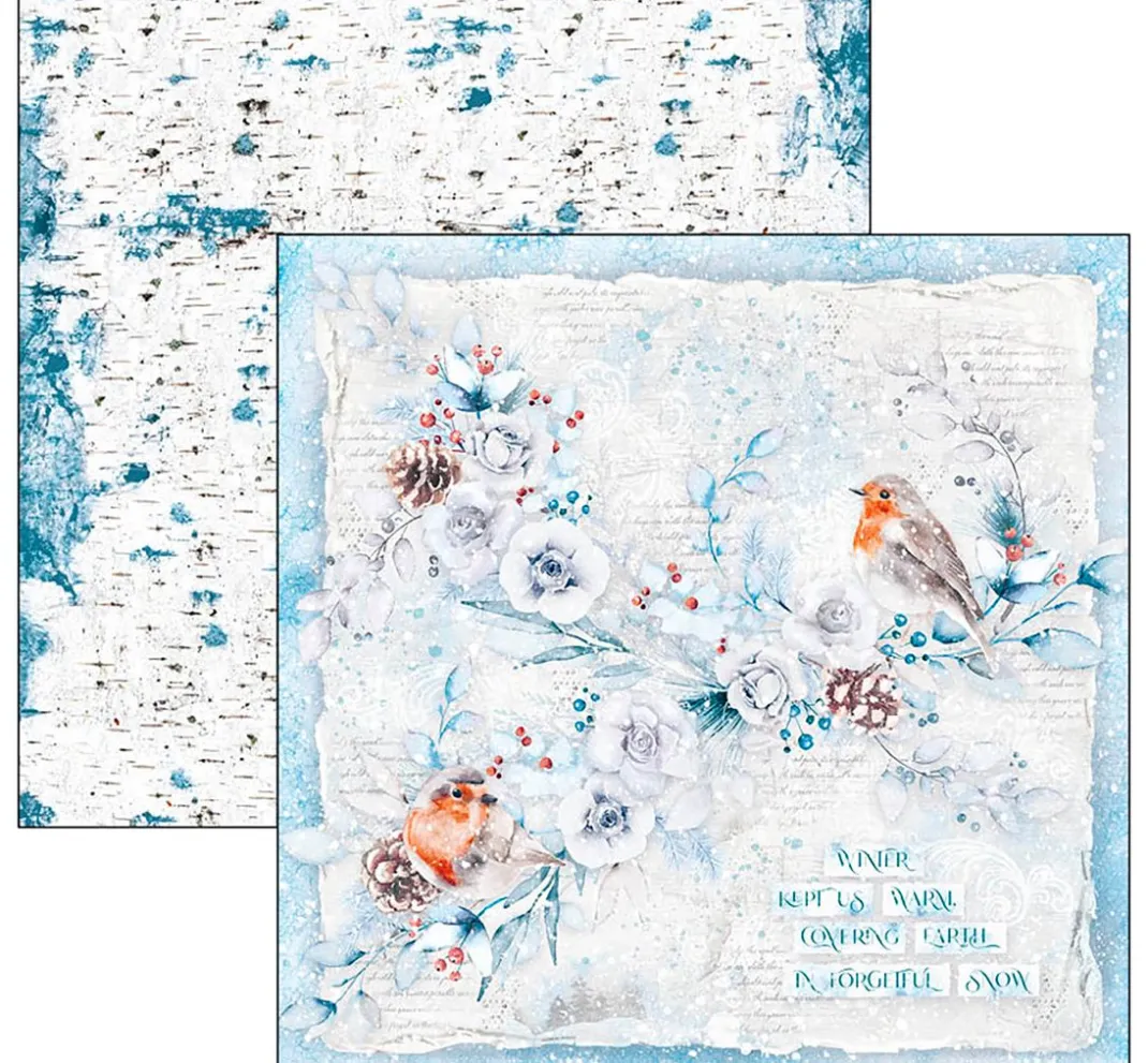 Kinder Ciao Bella Papier|Farb- & Motivblöcke>Scrapbook-Papier "Winter Journey"