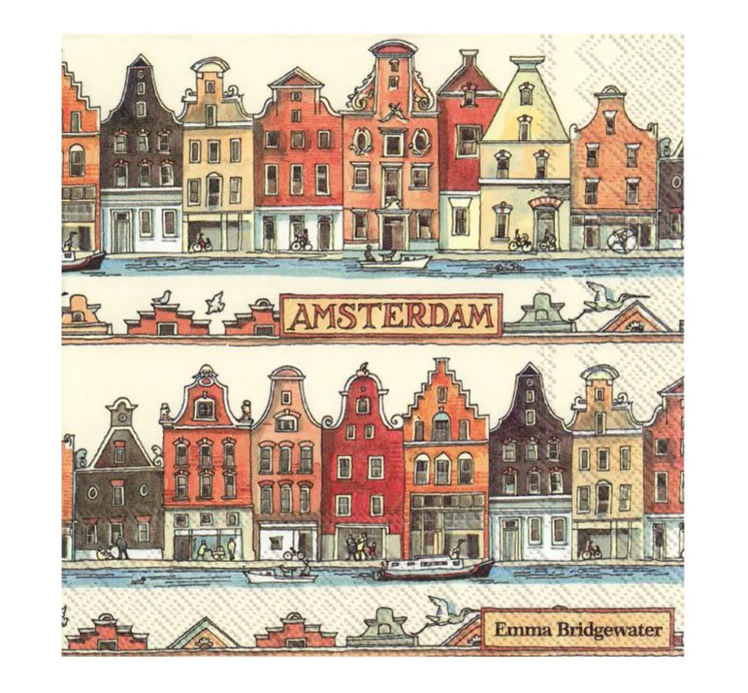 IHR Alltäglich|Serviettentechnik>Serviette "Amsterdam"