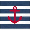 IHR Maritim|Serviettentechnik>Serviette "Anchor blue"