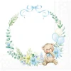 Ambiente Anlässe|Serviettentechnik>Serviette "Baby Teddy"