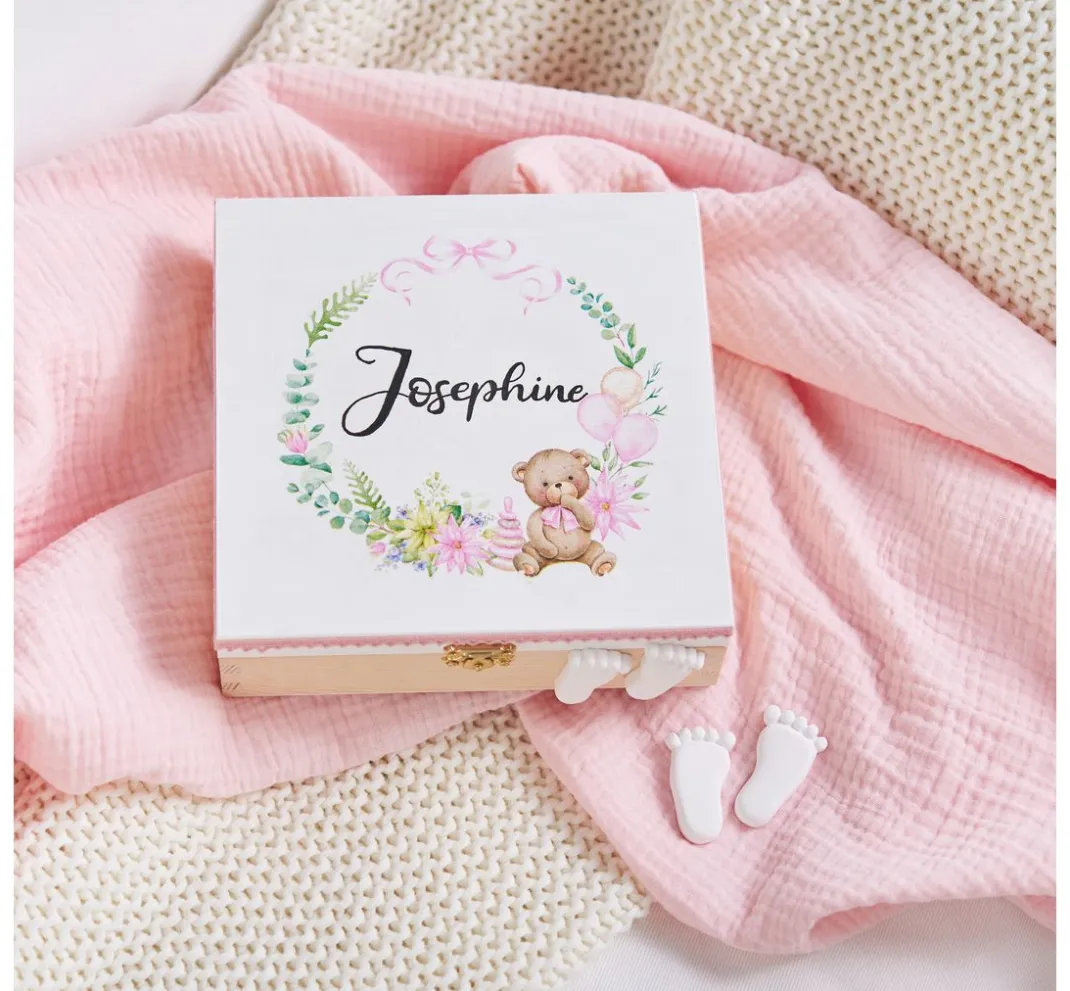 Ambiente Anlässe|Serviettentechnik>Serviette "Baby Teddy"