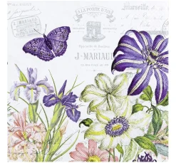 HOME FASHION Sommer|Serviettentechnik>Serviette "Beau Jardin"