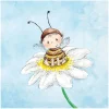 Ambiente Frühling|Serviettentechnik>Serviette "Bee Child"