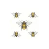 Ambiente Sommer|Serviettentechnik>Serviette "Bienen"
