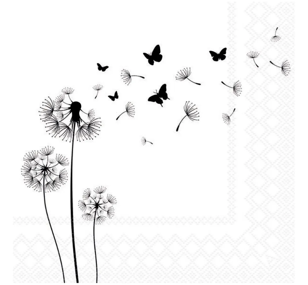 Ambiente Sommer|Serviettentechnik>Serviette "Blowing Away"