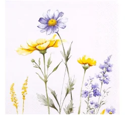 HOME FASHION Frühling|Serviettentechnik>Serviette "Blüten Mix"