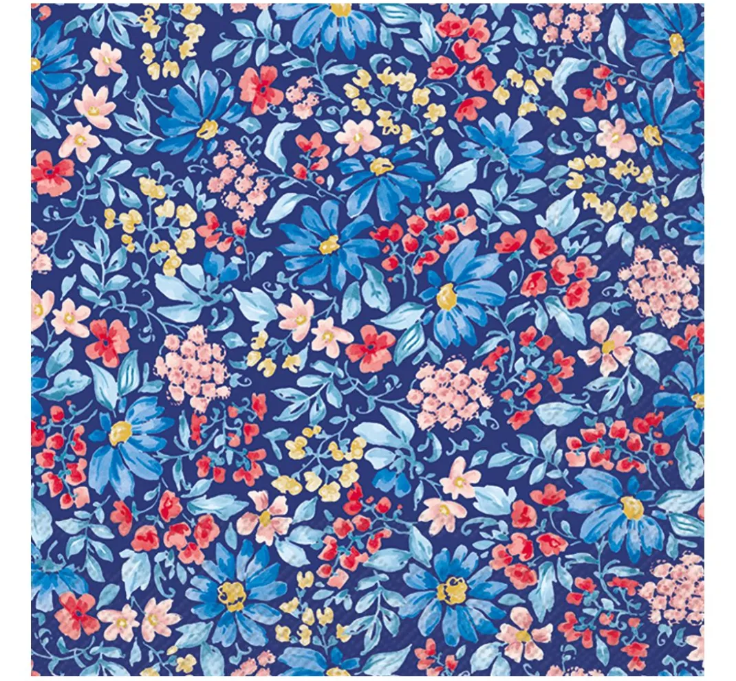 IHR Frühling|Serviettentechnik>Serviette "Blumenmeer"