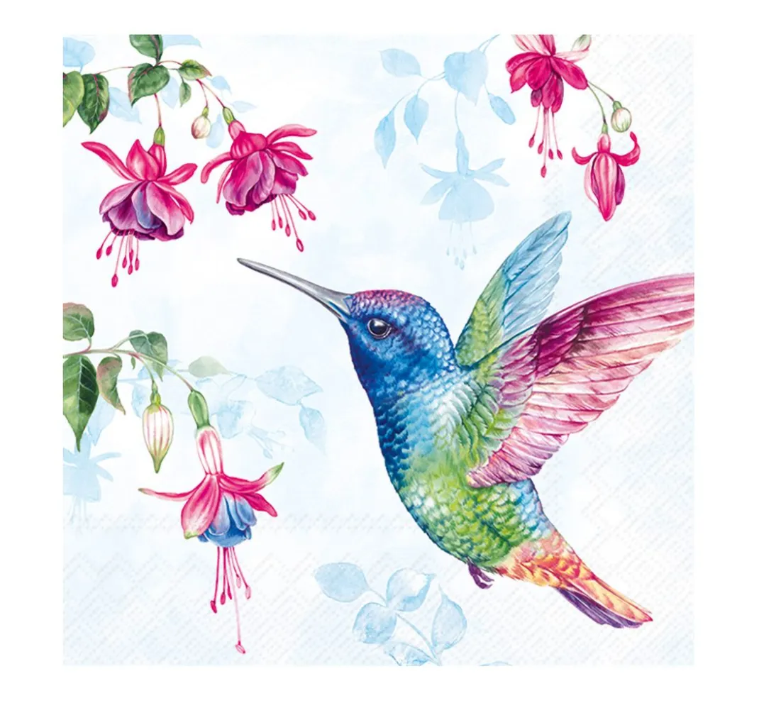 IHR Sommer|Frühling>Serviette "Bunter Kolibri"
