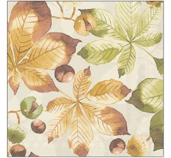 Ambiente Herbst|Serviettentechnik>Serviette "Castanea"
