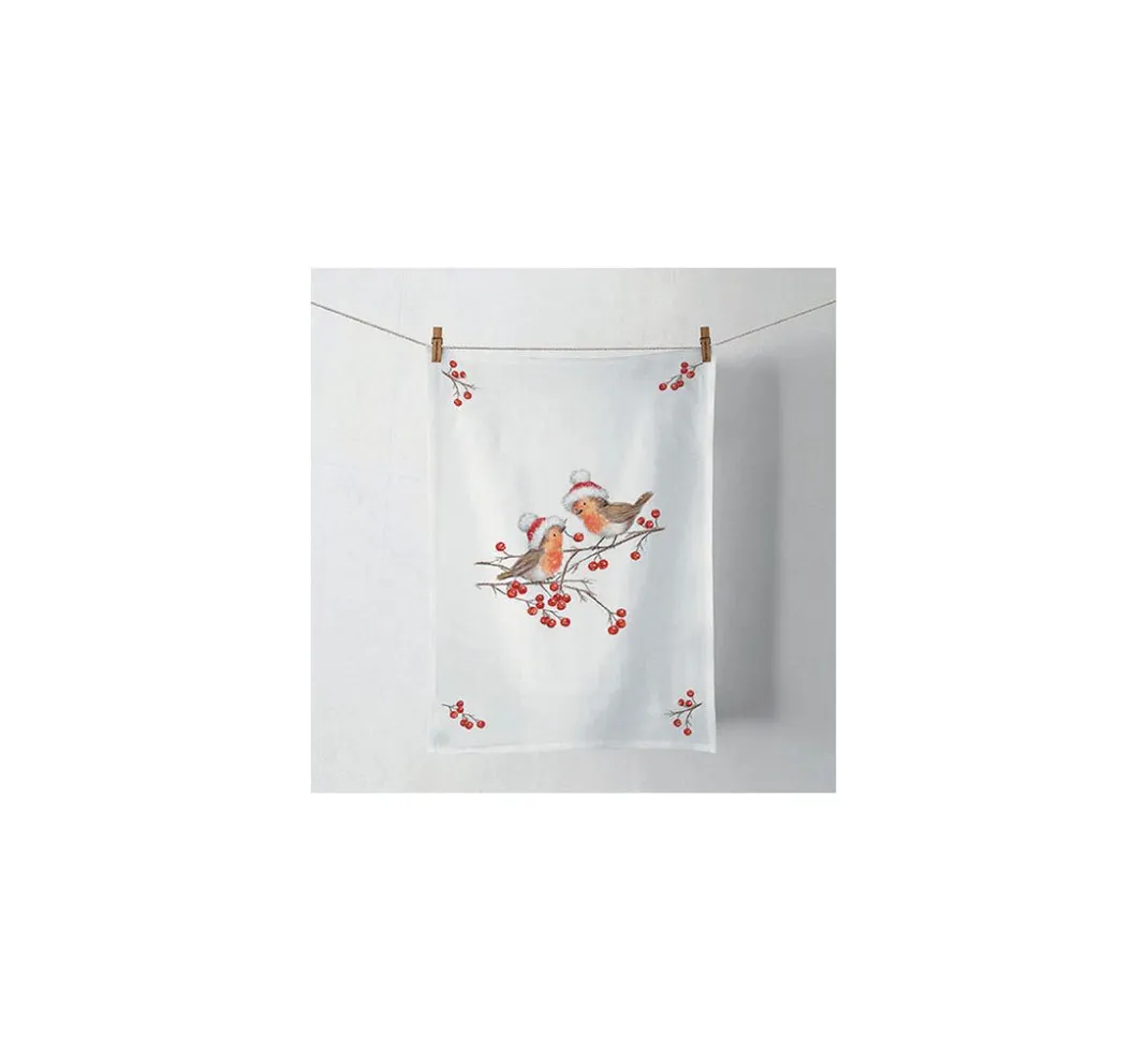Ambiente Weihnachten|Serviettentechnik>Serviette "Christmas Robins"