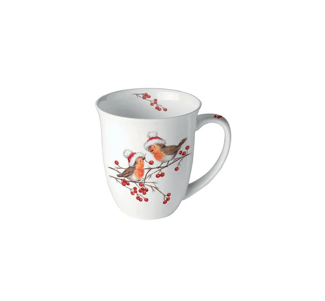 Ambiente Weihnachten|Serviettentechnik>Serviette "Christmas Robins"