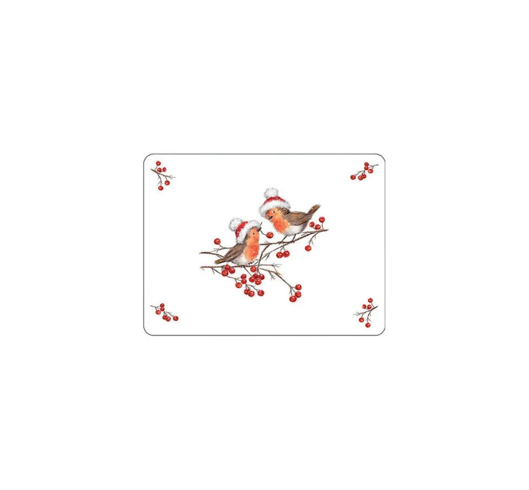 Ambiente Weihnachten|Serviettentechnik>Serviette "Christmas Robins"