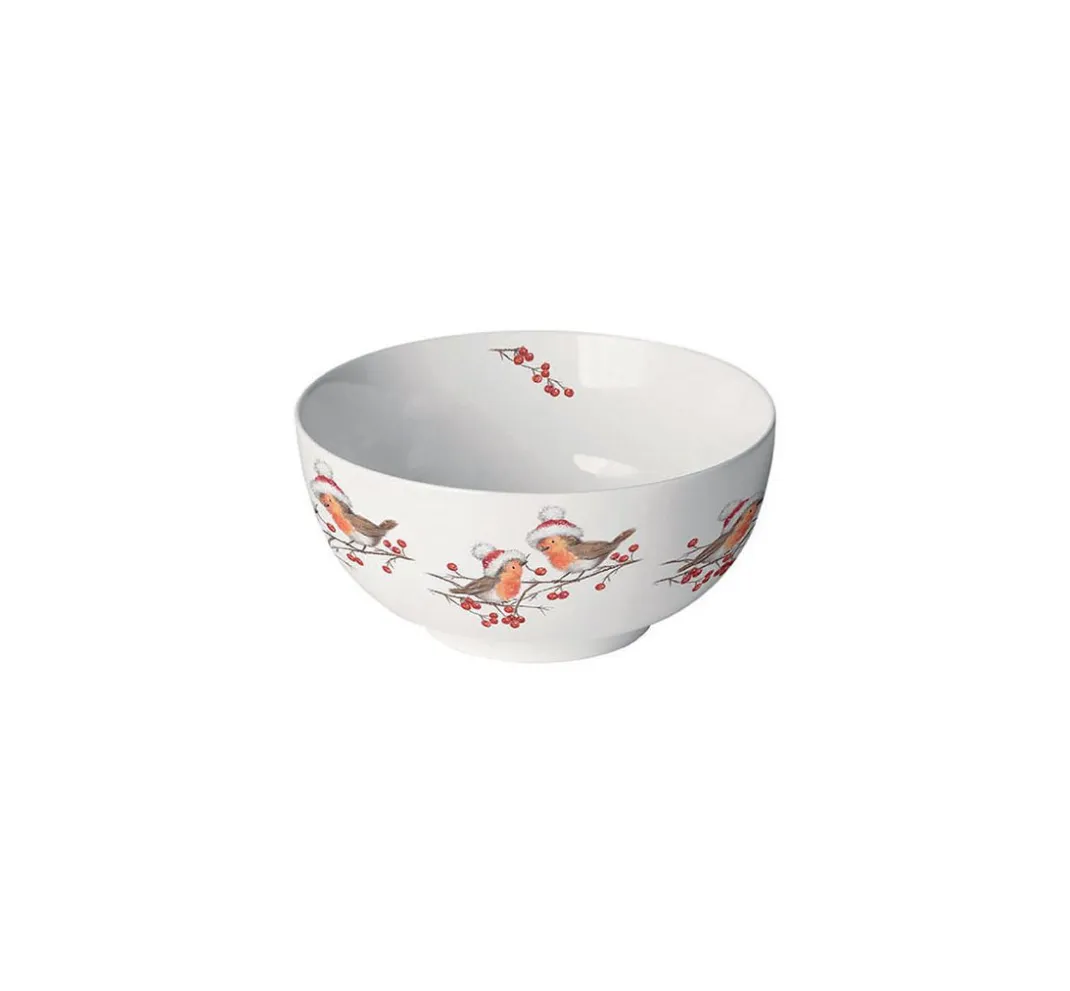 Ambiente Weihnachten|Serviettentechnik>Serviette "Christmas Robins"