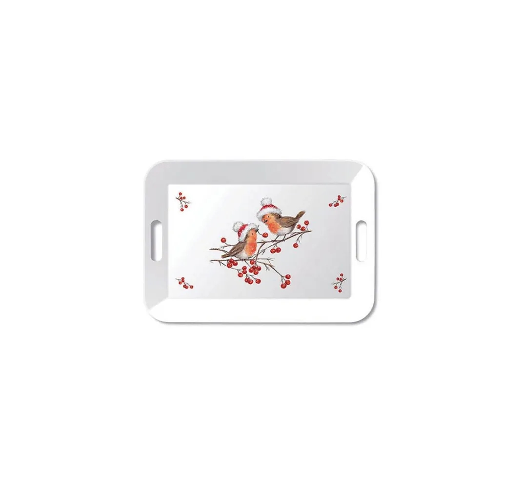 Ambiente Weihnachten|Serviettentechnik>Serviette "Christmas Robins"