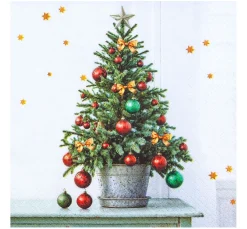 HOME FASHION Weihnachten|Serviettentechnik>Serviette "Cute Tree"