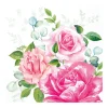 IHR Sommer|Frühling>Serviette "Edelrose Beverly"