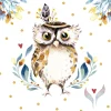 Paper+Design Frühling|Alltäglich>Serviette "Flower Owl"