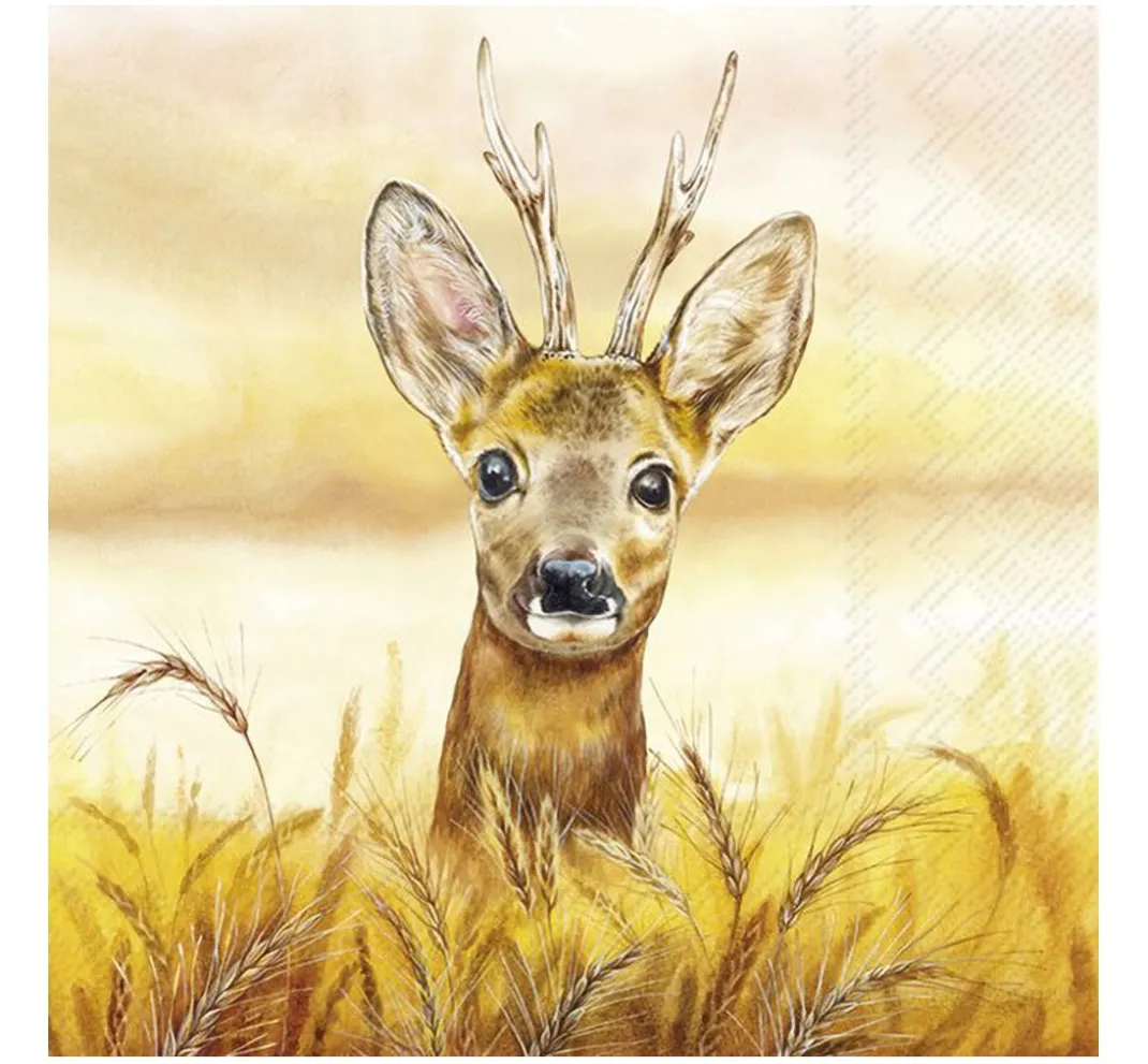 IHR Herbst|Serviettentechnik>Serviette "Golden Autumn"