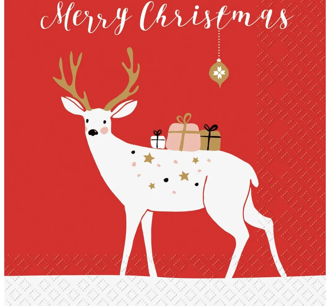 Stewo Serviettentechnik|Weihnachten>Serviette "Hirsch Kalle"