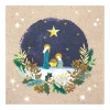 HOME FASHION Weihnachten|Serviettentechnik>Serviette "Holy Christmas"