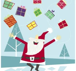 Paper+Design Serviettentechnik|Weihnachten>Serviette "Hurra Geschenke!"