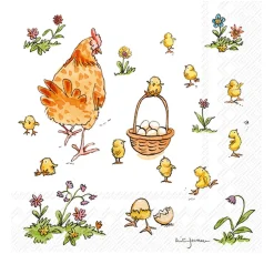 IHR Ostern|Frühling>Serviette "Küken Kids"