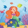 Ambiente Maritim|Alltäglich>Serviette "Lovely Mermaid"