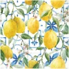 Ambiente Sommer|Serviettentechnik>Serviette "Mediterrane Zitronen"