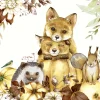 Paper+Design Herbst|Serviettentechnik>Serviette "Nature Cuteness"