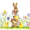 HOME FASHION Ostern|Serviettentechnik>Serviette "Osterhase Max"