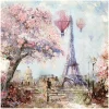 Ambiente Frühling|Serviettentechnik>Serviette "Paris Art"